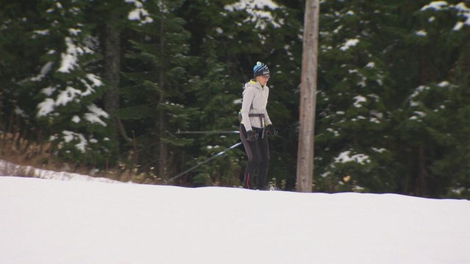Лыжника на курорте Cypress Mountain Resort, 17 ноября 2024 года.