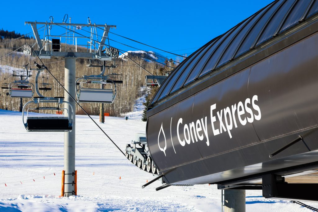 ФОТО: Новый кресельный подъемник Coney Express открыт для работы в Сноумассе