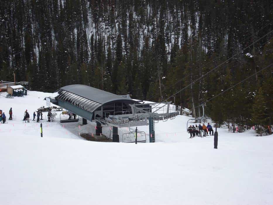 Кресельный подъемник Ruby Express на курорте Keystone Resort, Колорадо