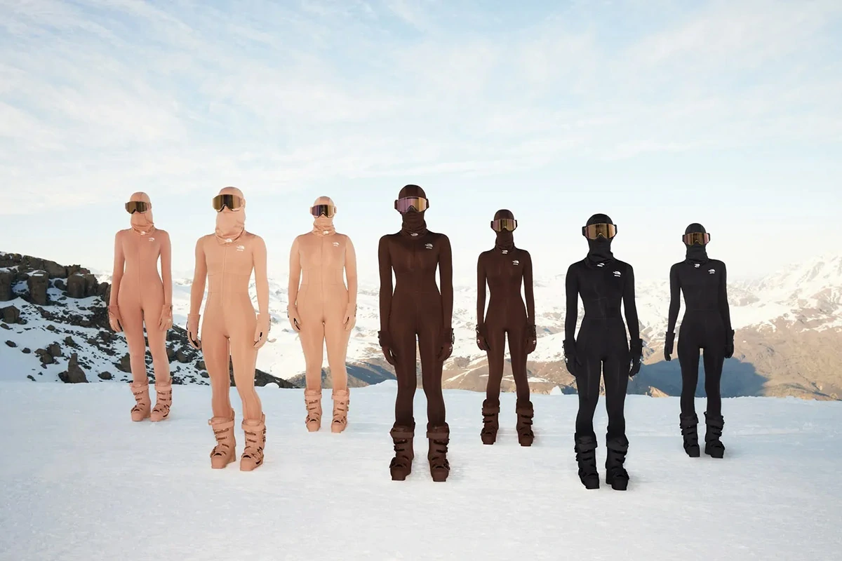 Сотрудничество Skims и The North Face
