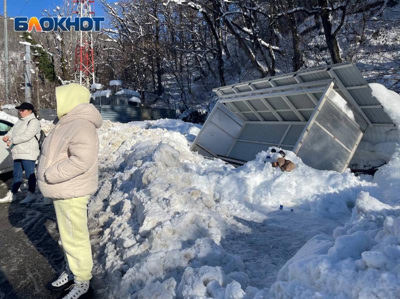 Сочи: Как выглядят курорты после снегопада