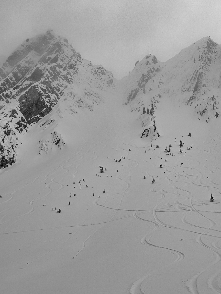 Kicking Horse, Британская Колумбия, отчет: 4133 вертикальных фута желобов и порошка