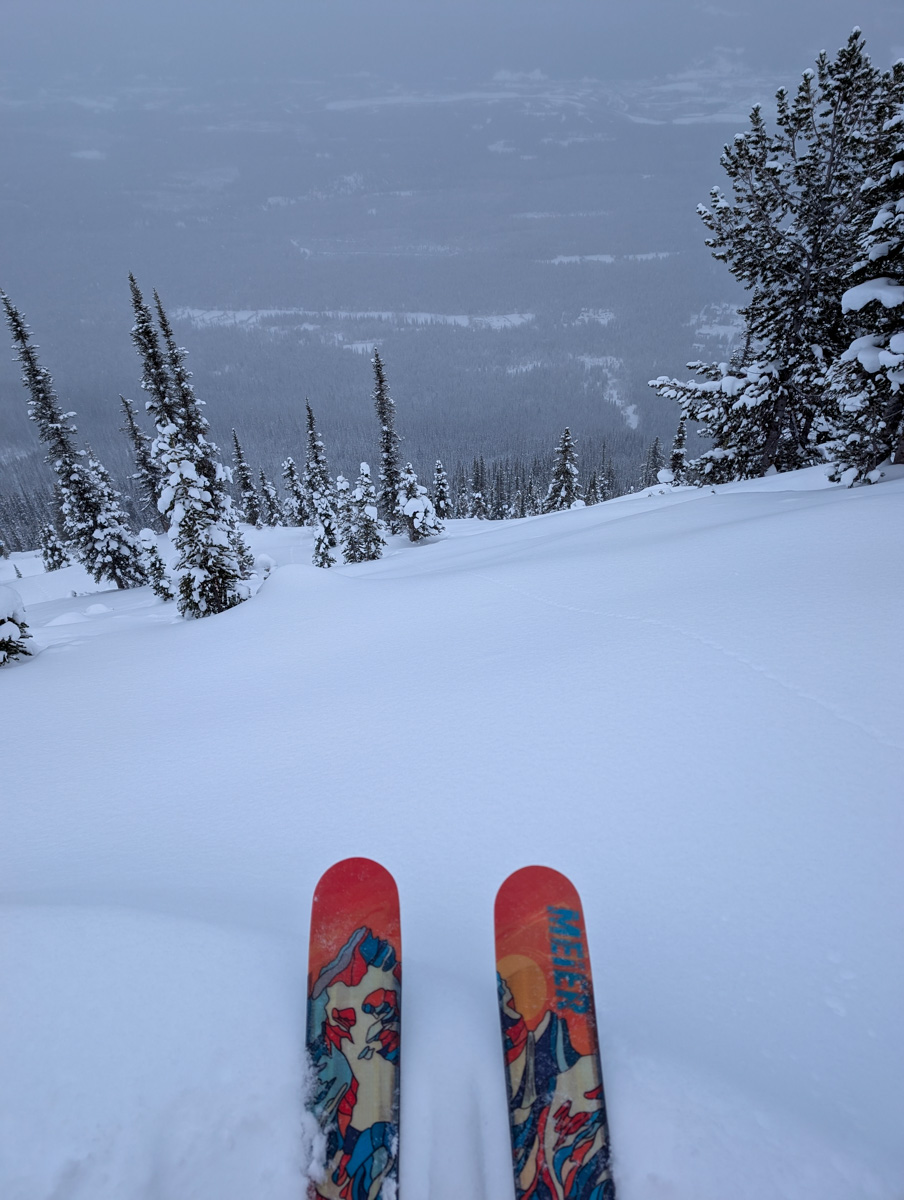 Kicking Horse, Британская Колумбия, отчет: 4133 вертикальных фута желобов и порошка
