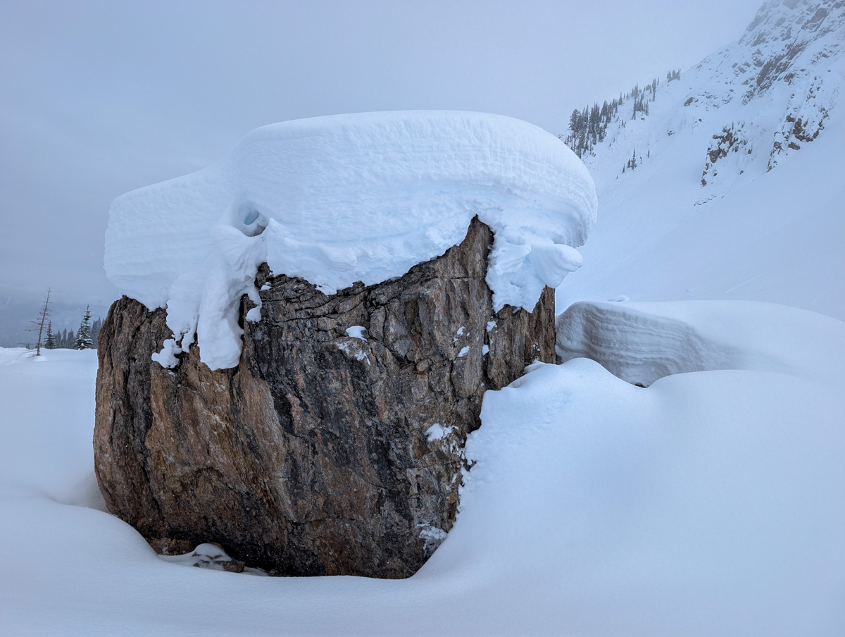 Kicking Horse, Британская Колумбия, отчет: 4133 вертикальных фута желобов и порошка
