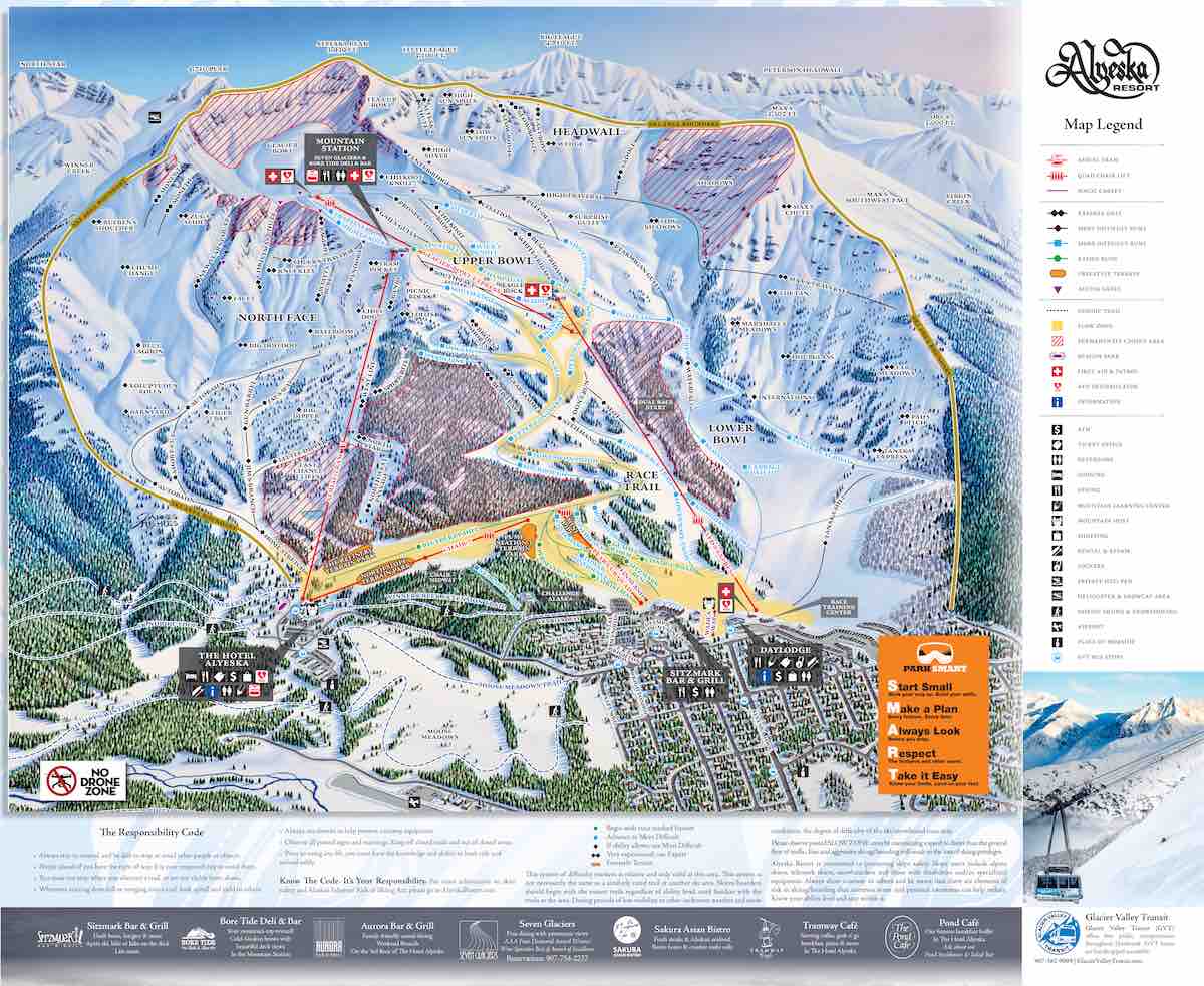 Alyeska Resort, AK, первый горнолыжный курорт, чтобы достичь 400 дюймов снегопада в течение 2024-25