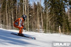 Катание на лыжах неподалёку от Перми