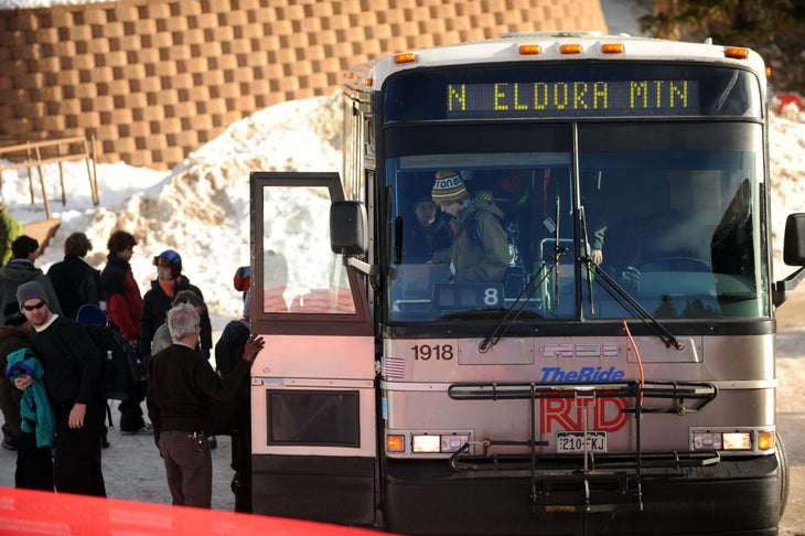 RTD лыжный автобус