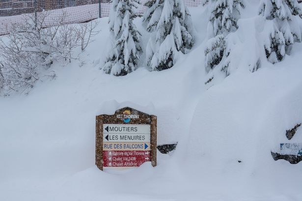 Снежные дрифты попали в Val Thorens Resort во Франции
