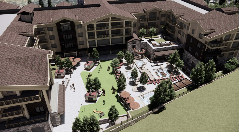 Breckenridge Grand Vacations Hotel около Peak 8 базовая зона горнолыжного курорта подсказывает угрозу судебного процесса, в то время как другие демонстрируют поддержку