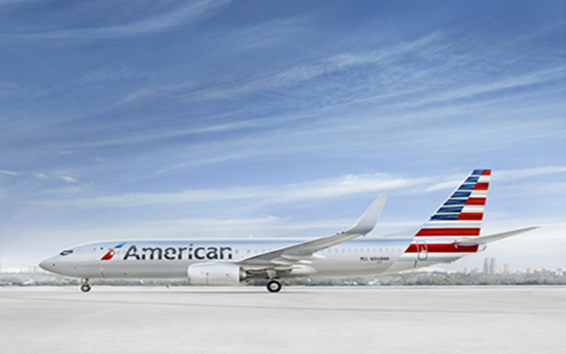 American Airlines Новое место полета