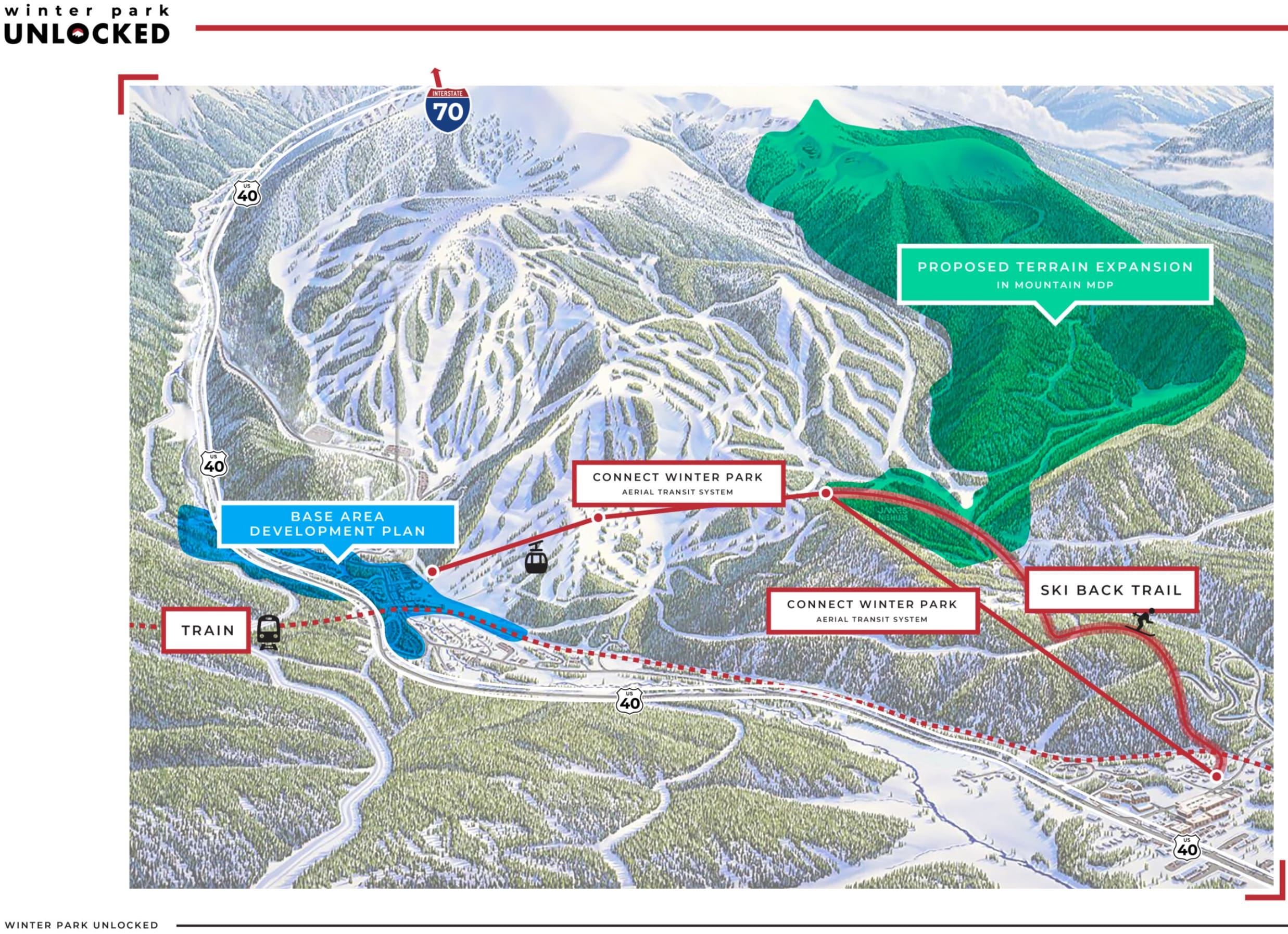 Winter Park Resort получает критические разрешения на план расширения в 2 миллиарда долларов