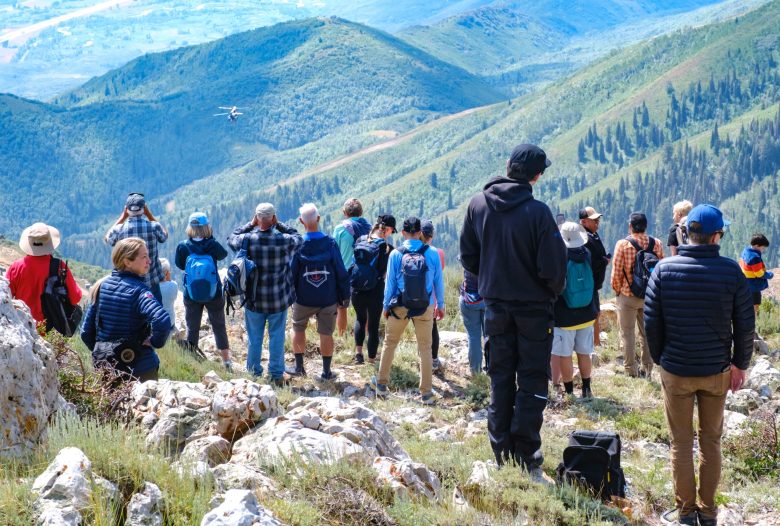 Будущее оленей в полете в полете энтузиастов вертолетов