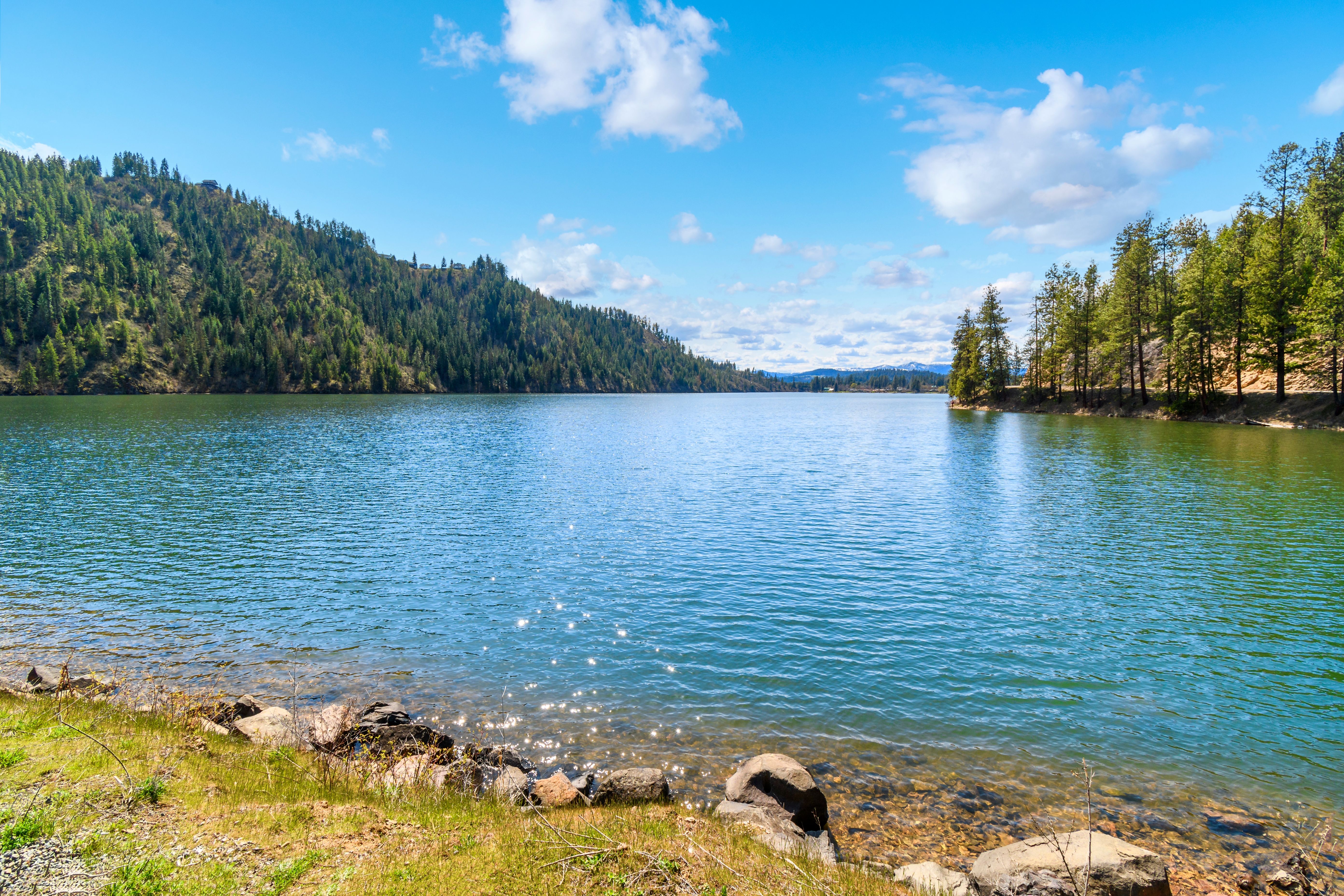 Природная зона озера Фернан, Coeur d'alene, Айдахо, США