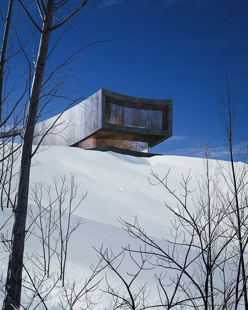 Не в отеле начинается продажи для виллы Mountaintop от Snøhetta на японском горнолыжном курорте