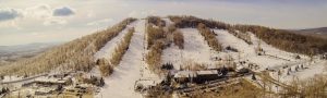 Горный крик в родном городе: лыжный курорт круглый