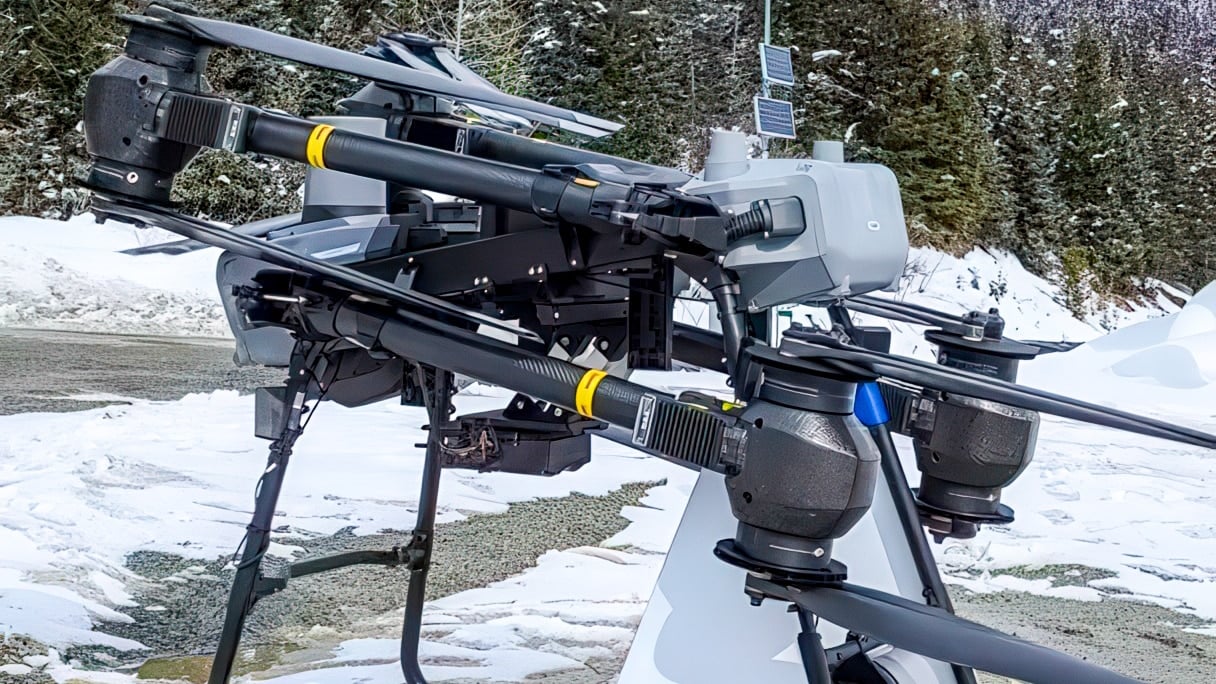 Canada Drone Drones Avalanche Bomb