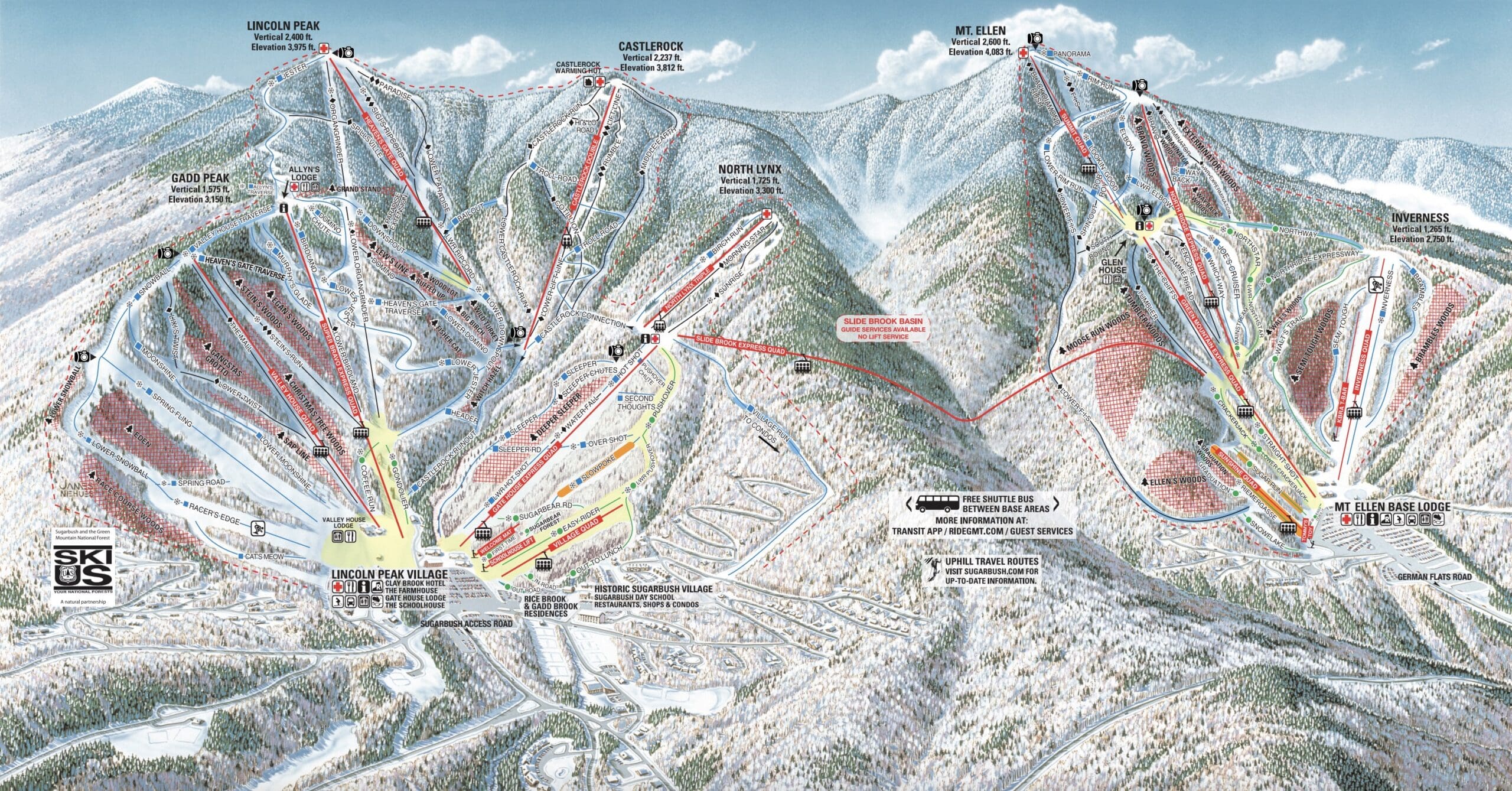 Новый лифт установлен в Sugarbush Resort