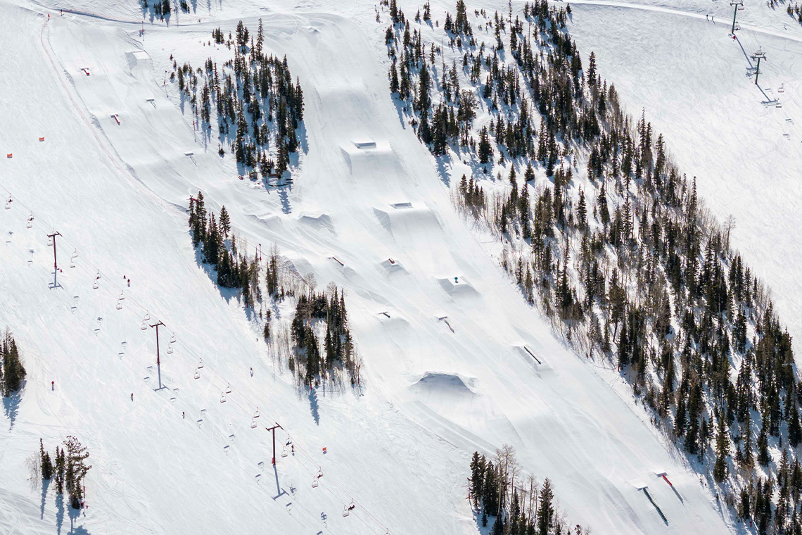 Парк местности в Brian Head Resort