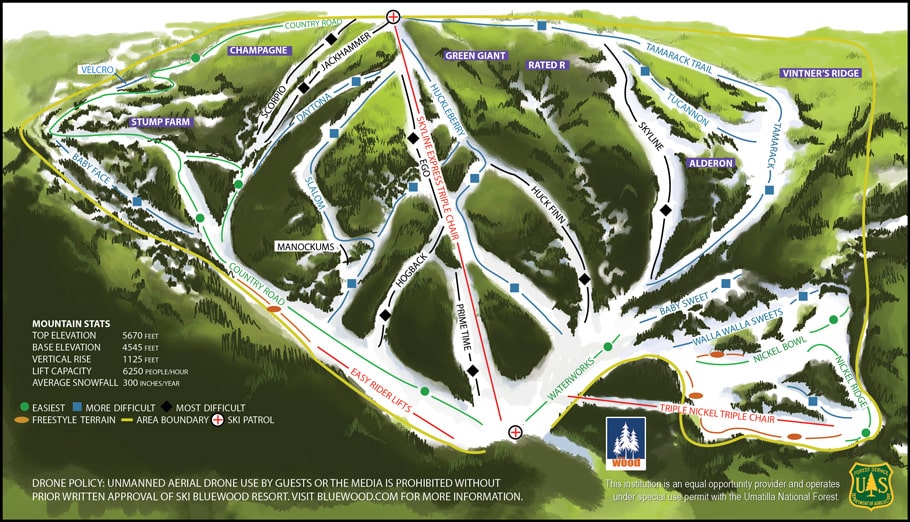 Ski Ski Bluewood, штат Вашингтон, дебютирует в своем первом высокоскоростном кресле до 2026 года