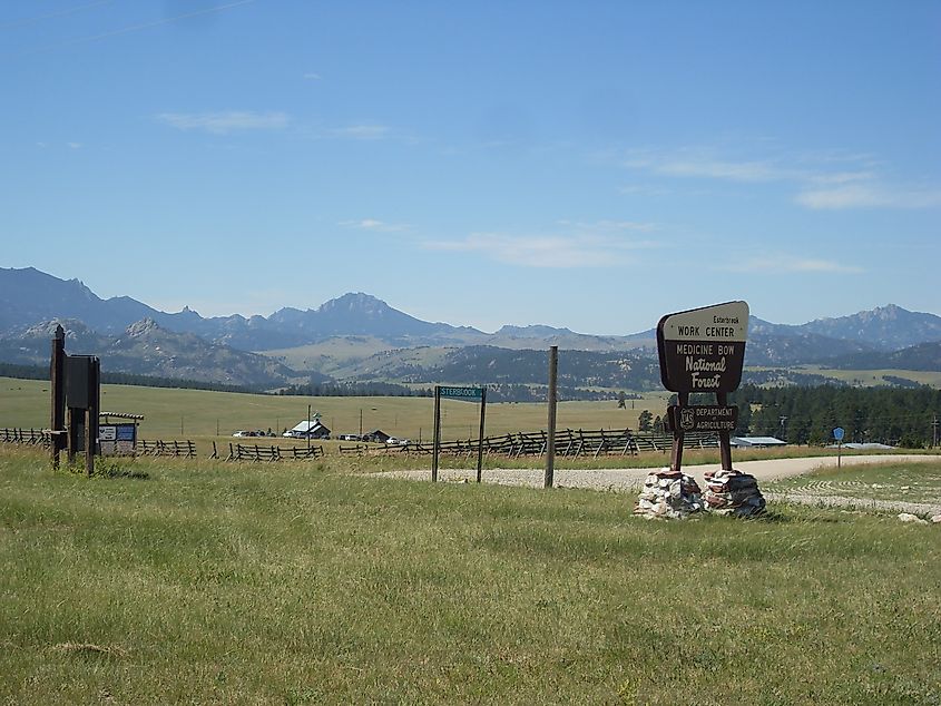 Medicine Bow National Forrest (Рабочий центр) в Эстербруке, штат Вайоминг