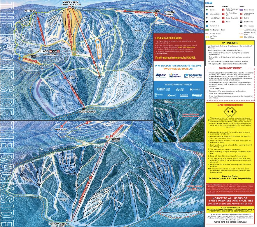Silverstar Mountain Resort, Британская Колумбия, Канада, чтобы открыть для сезона 2025-26 с новой местностью