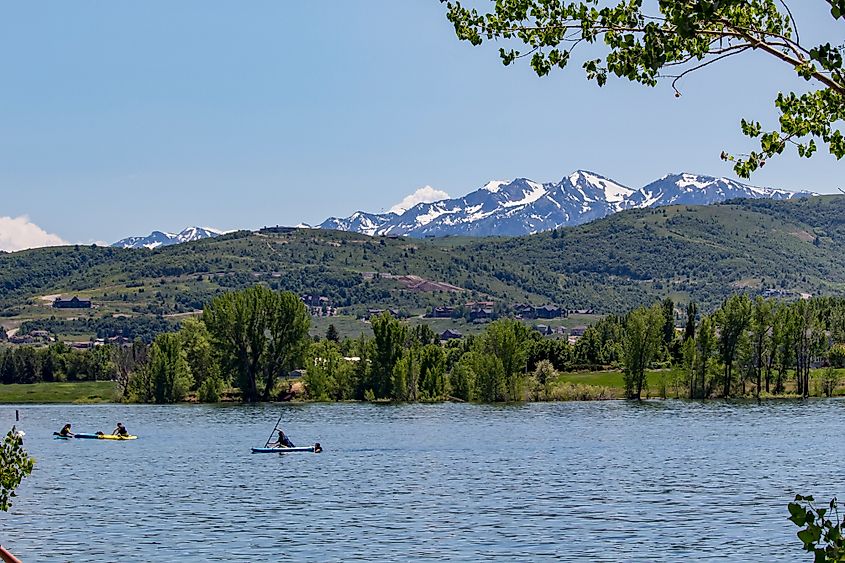 Водохранилище Пайнвью у Идена, Юта