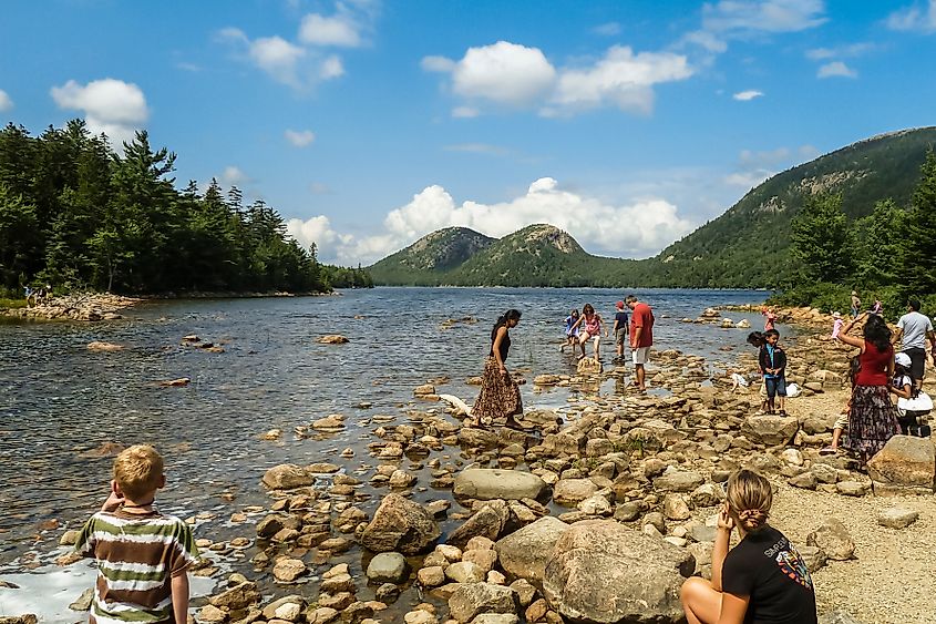 Государственный парк Кечи недалеко от Вудстока, штат Вермонт.
