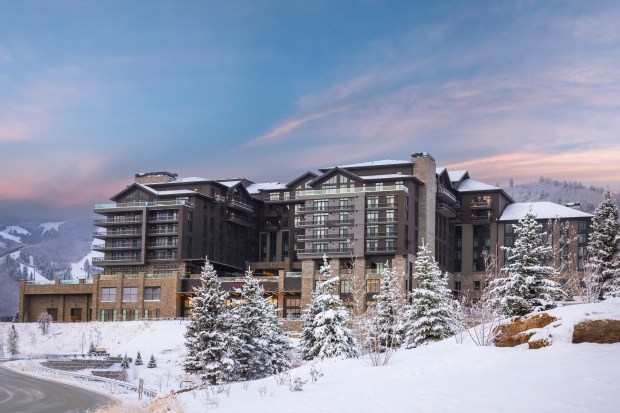 Новый отель Grand Hyatt Deer Valley является основой новой Ист-Виллидж. (Фото любезно предоставлено Grand Hyatt Deer Valley)
