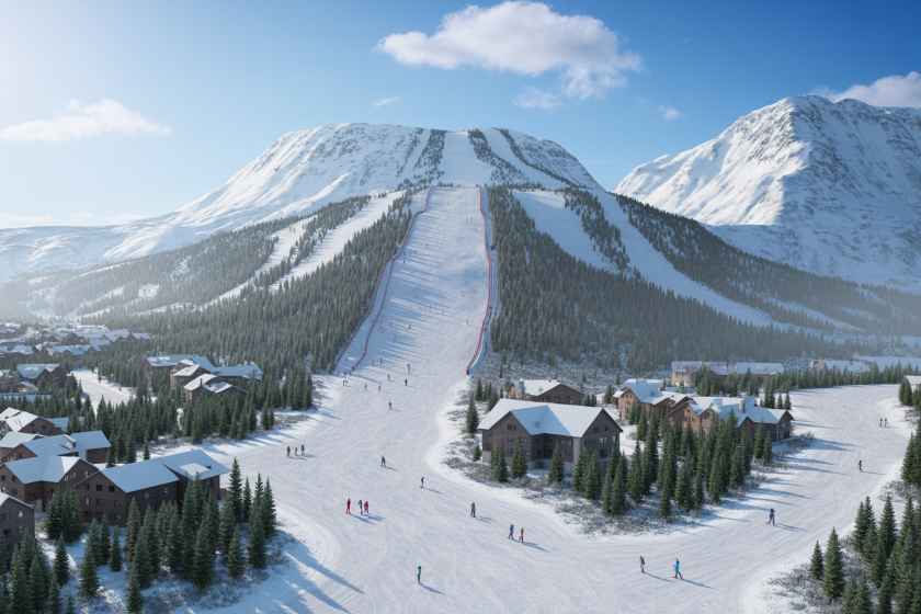 Горнолыжный курорт, лыжи - мир путешествий и туров Лыжная гора