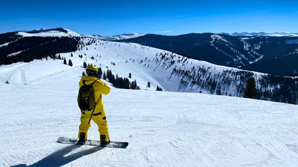 Легендарные задние чаши на горнолыжном курорте Вейл, Колорадо, США.
