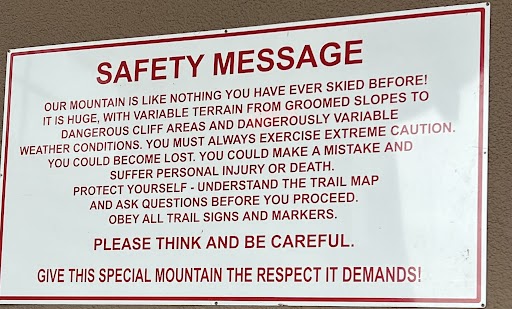 Знак безопасности JMHR