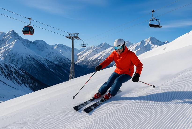 Катание на лыжах