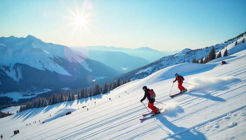 Freepik__the-style-is-candid-ima - 2025-11-28t035822797 - travel and tour world Греческие горнолыжные курорты лидируют в зимних видах спорта благодаря инновационным системам приземления с подушками безопасности, обширным сноупаркам и повышенной безопасности для динамичного лыжного сезона 2025-2026 гг.