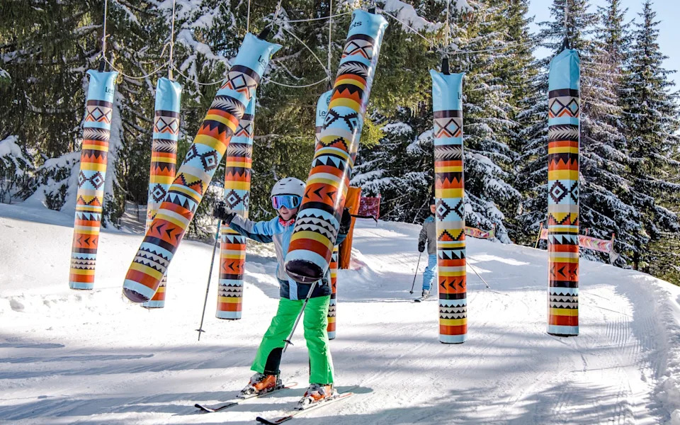 Горнолыжный курорт Ле Же, Франция.