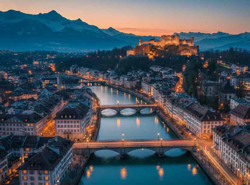 Город в Швейцарии - путешествия и гастроли по миру Швейцария