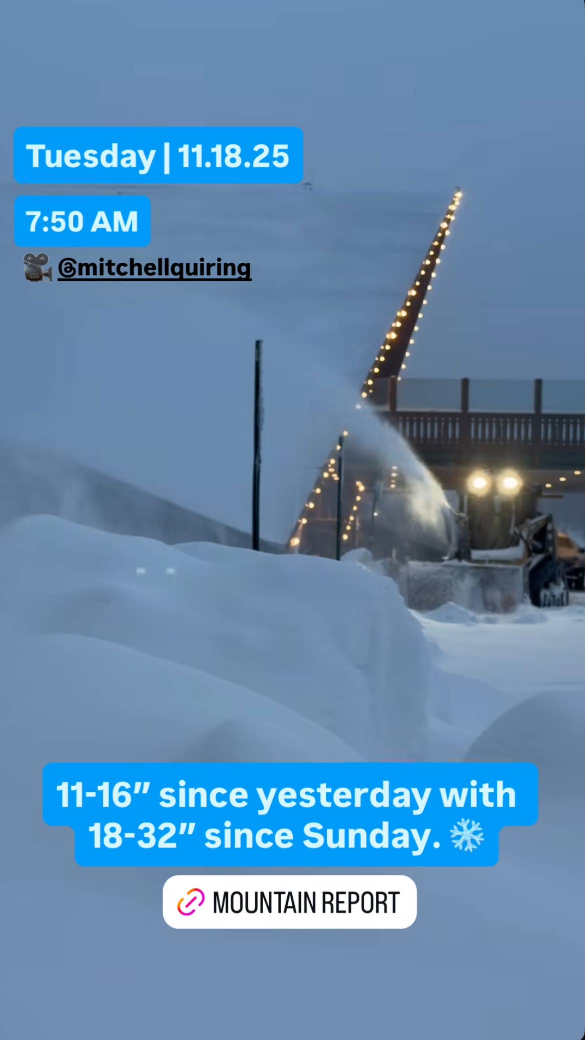 Вернисаж Mammoth Mountain переносится на четверг, 20 ноября