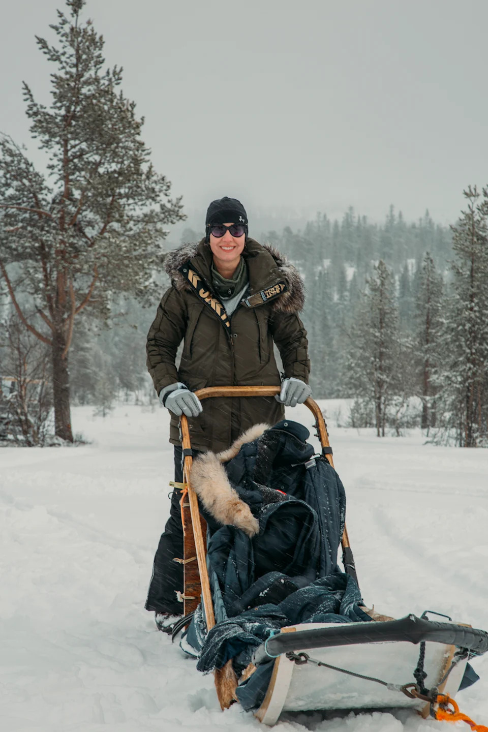 Линдси погибла, катаясь на санках в Даларне, Швеция.