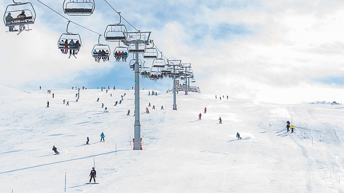 Мзаар — крупнейший горнолыжный курорт на Ближнем Востоке.