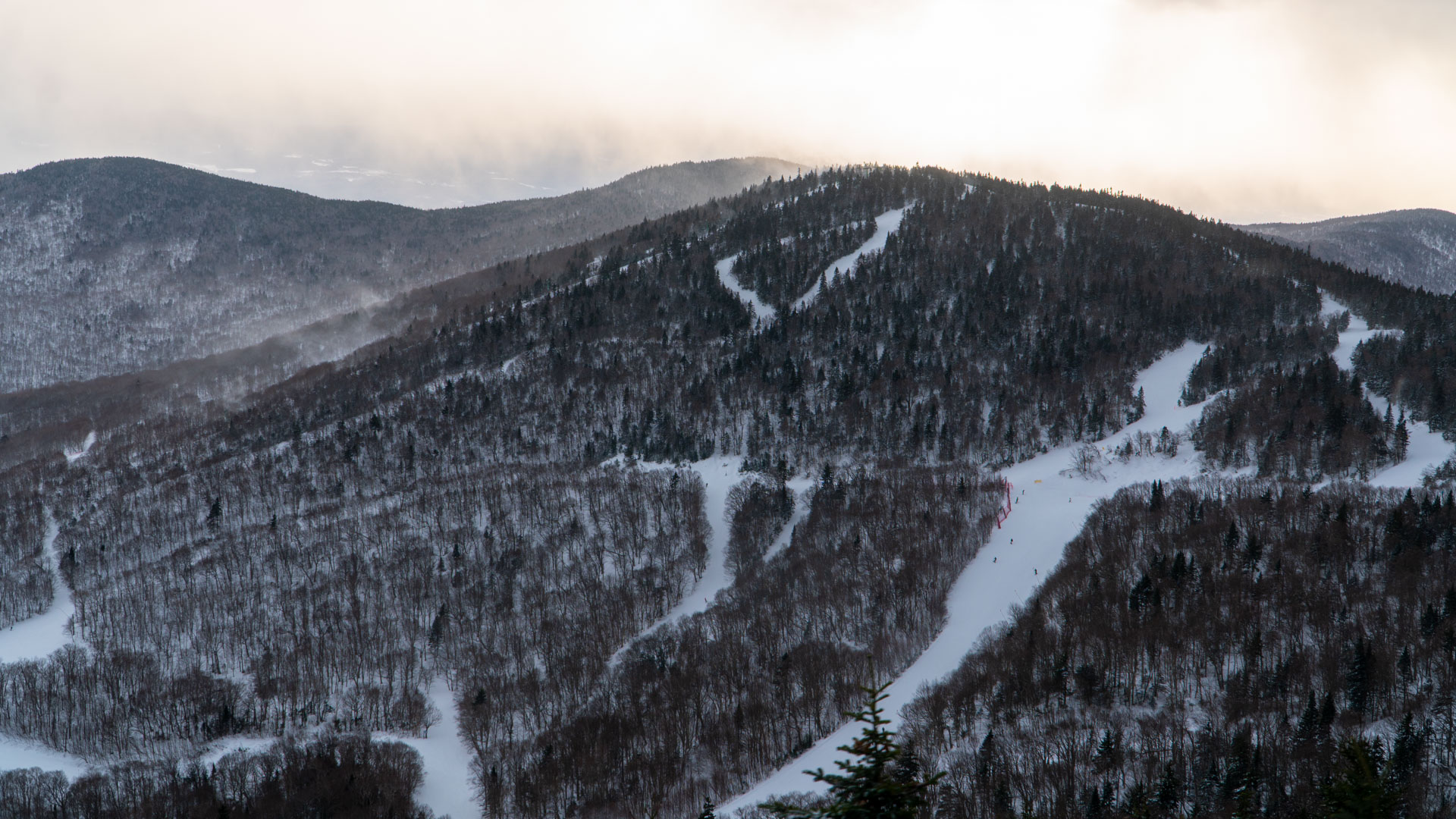 Джей Пик, рассвет в США