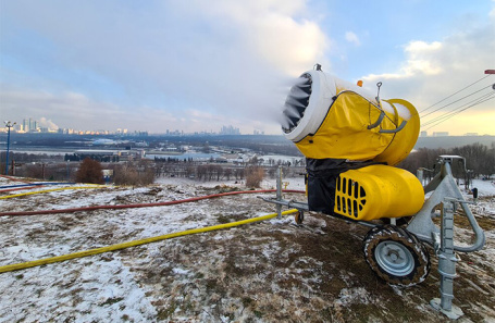 Горнолыжные курорты Подмосковья страдают от неблагоприятной погоды