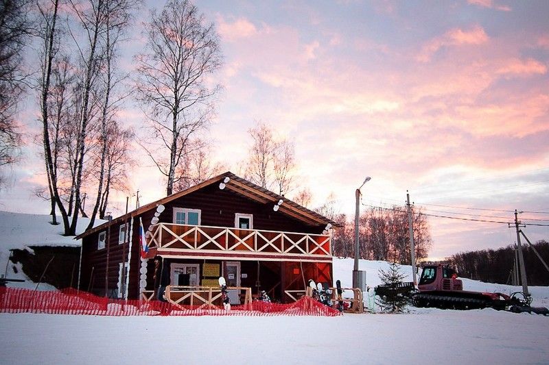 Горнолыжный комплекс «Олимп» зимой