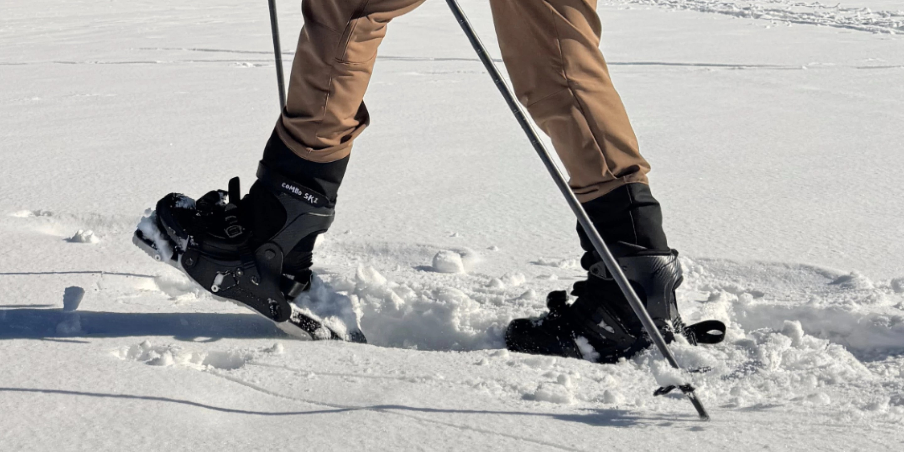 насадка мини-лыжи на ботинки
